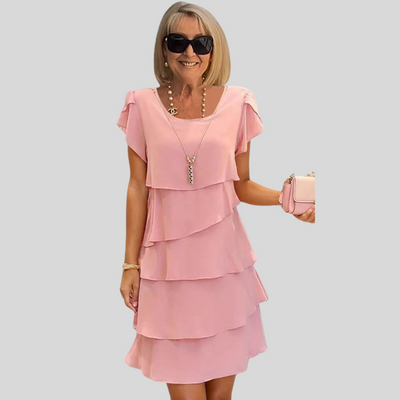 Zofia | Elegancka sukienka z delikatnej tkaniny 