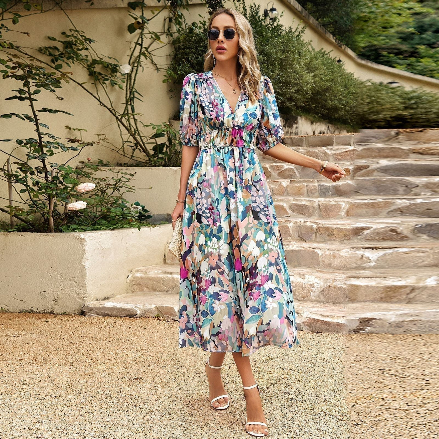 Izabela | Elegancka sukienka w stylu retro
