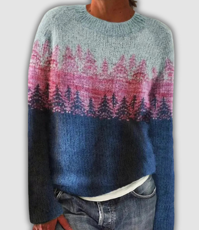 Smilla - Sweter Przytulny Retro
