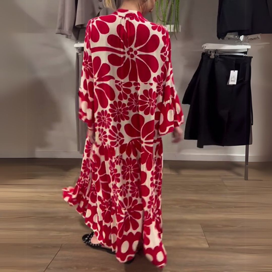 Talia | Eleganckie kwiecelis maxi sukienki