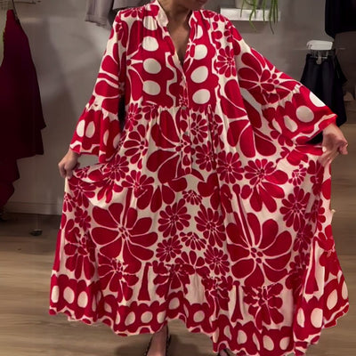 Talia | Eleganckie kwiecelis maxi sukienki