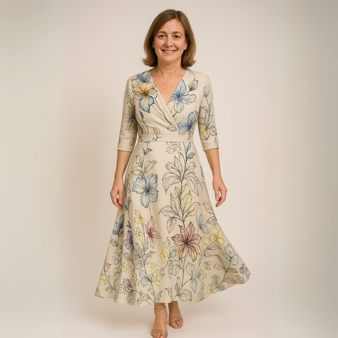 Nancy | Luksusowe kwiatowe sukienki maxi