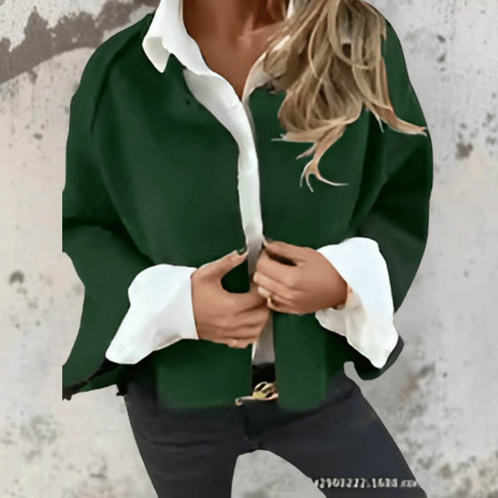 Bursztyn™ | Peleryna z eleganckimi, rozszerzającymi się rękawami