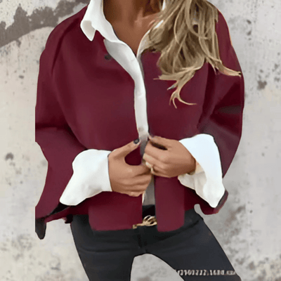 Bursztyn™ | Peleryna z eleganckimi, rozszerzającymi się rękawami