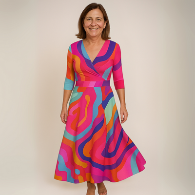 Nancy | Luksusowe kwiatowe sukienki maxi