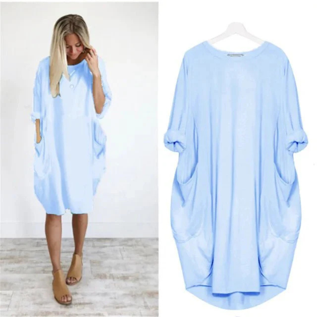 Mieke | Elegancka sukienka z kieszeniami 
