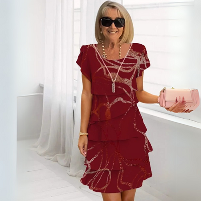 Karolina | Elegancka sukienka w panterkę 
