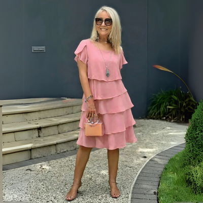 Zofia | Elegancka sukienka z delikatnej tkaniny 