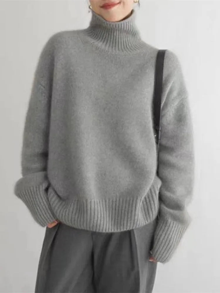 Isabella - Stylowy sweter z długim rękawem 