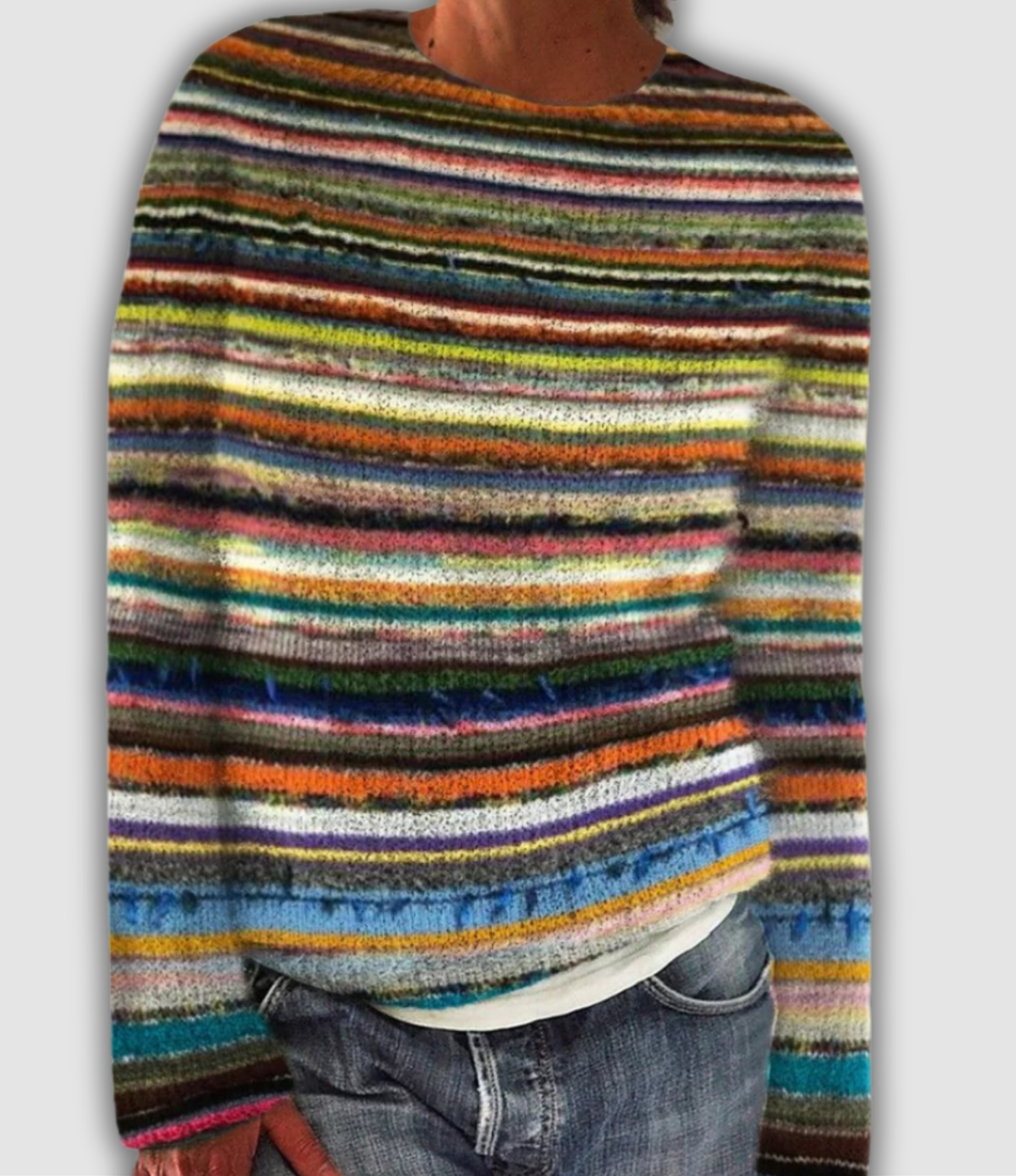Rahel - Sweter Przytulny Retro