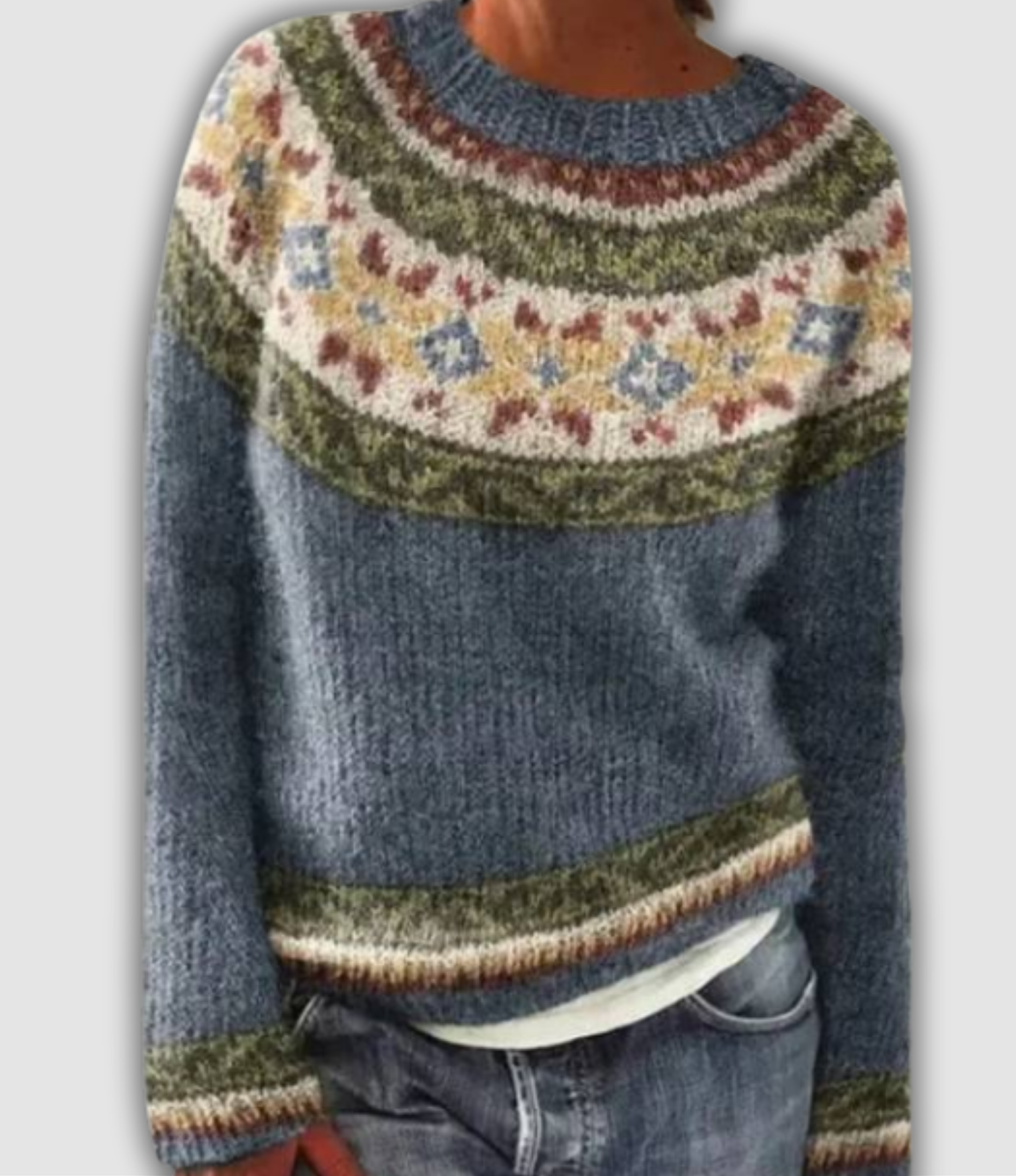 Nayla - Stylowy sweter retro