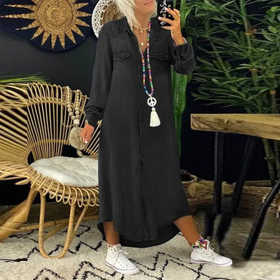 Wena | Elegancka sukienka jeansowa Boho