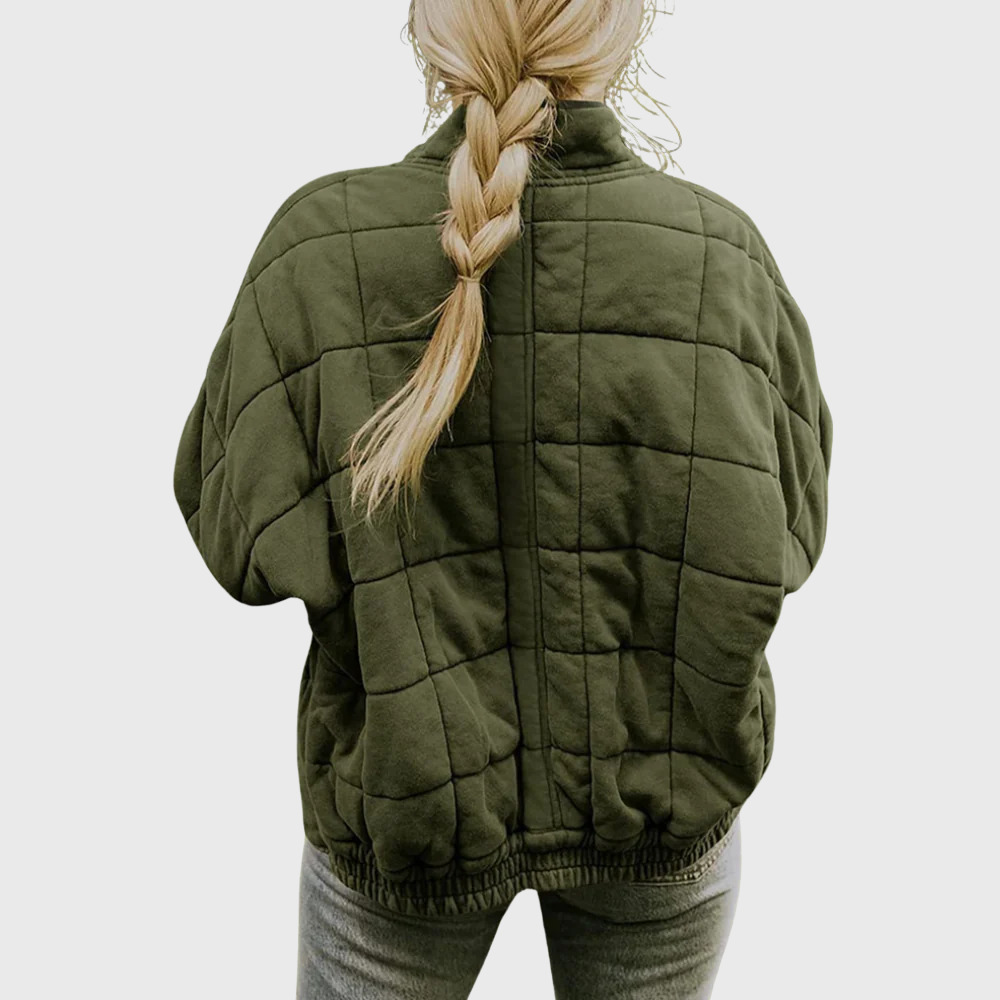 Josiane | Kurtka puchowa o eleganckim, oversize'owym kroju