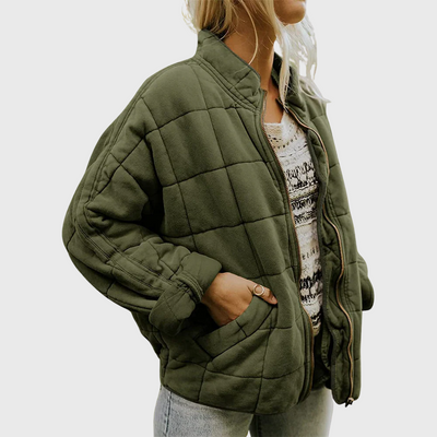 Josiane | Kurtka puchowa o eleganckim, oversize'owym kroju