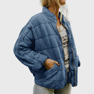 Josiane | Kurtka puchowa o eleganckim, oversize'owym kroju