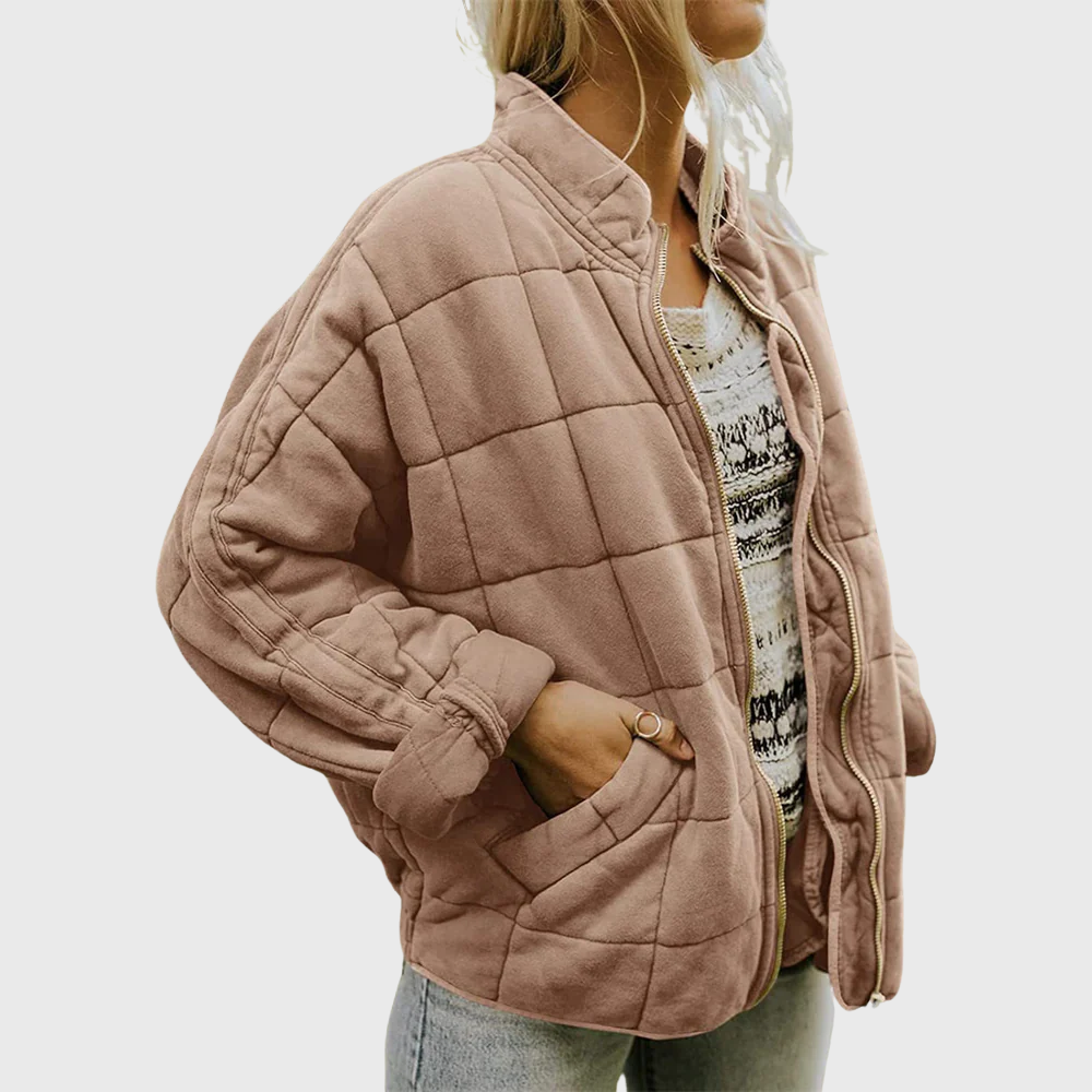 Josiane | Kurtka puchowa o eleganckim, oversize'owym kroju