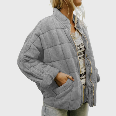 Josiane | Kurtka puchowa o eleganckim, oversize'owym kroju