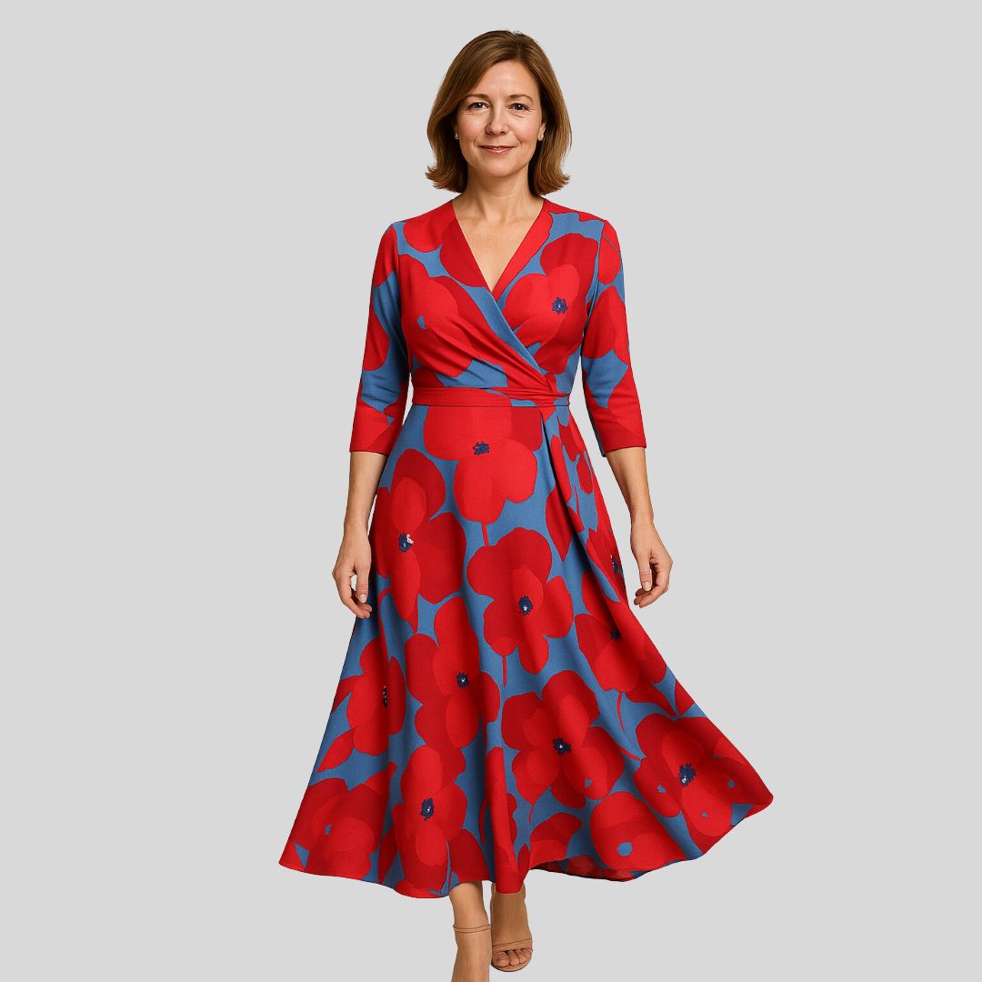 Nancy | Luksusowe kwiatowe sukienki maxi