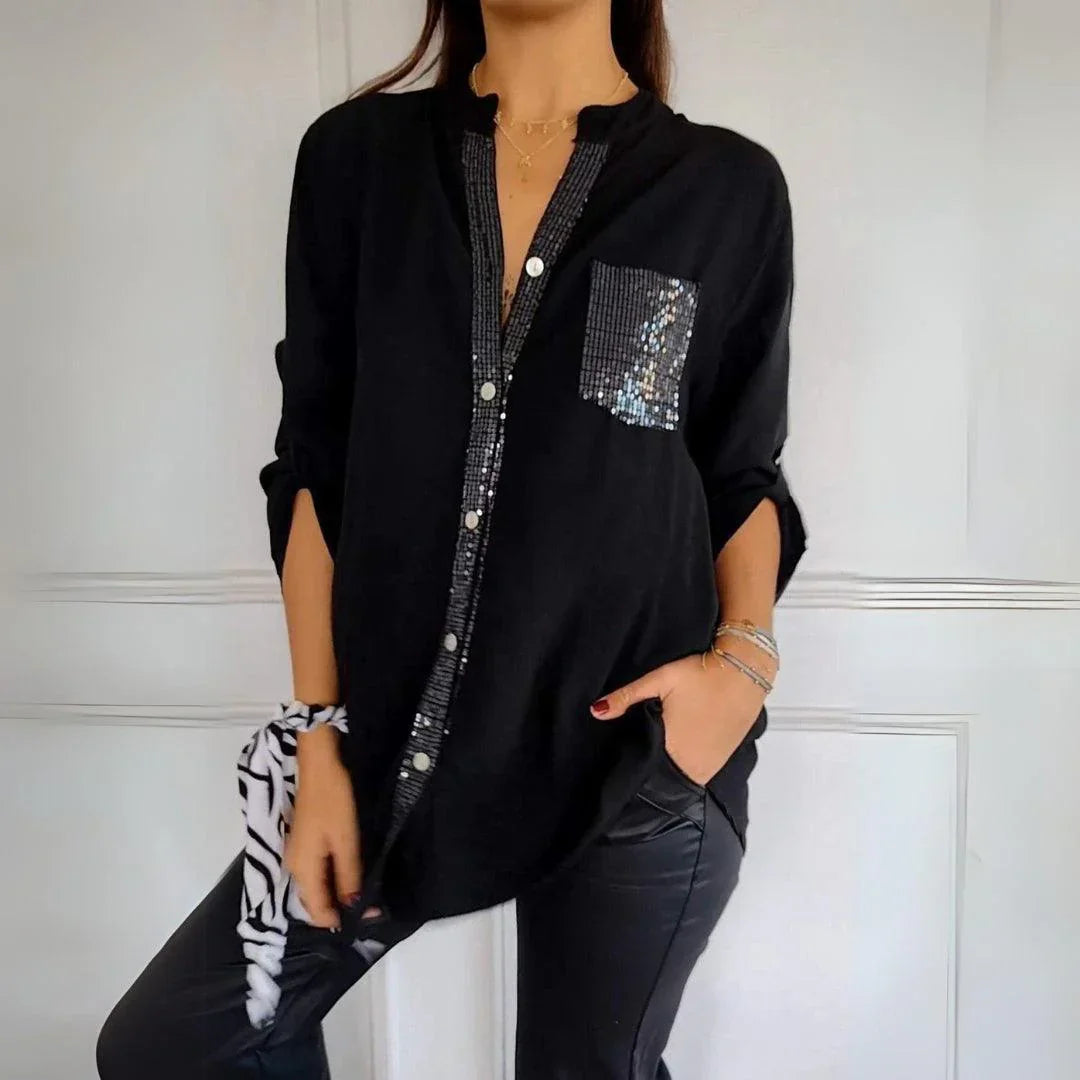 Alena | Elegancka bluzka bez zagnieceń 