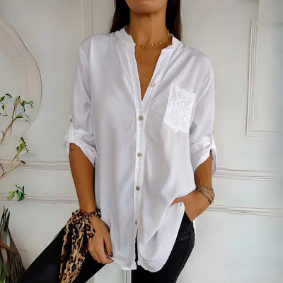 Alena | Elegancka bluzka bez zagnieceń 